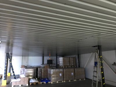 Two-storey warehouse - mezzanine in Riga for company "NEO" 5